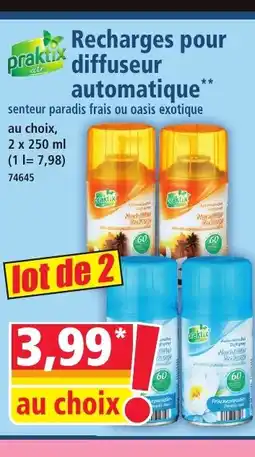 Norma Recharges pour diffuseur automatique offre