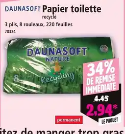 Norma DAUNASOFT Papier toilette offre
