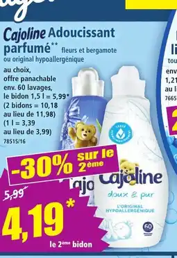 Norma CAJOLIN Adoucissant parfumé offre