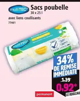 Norma MULTITEC Sac poubelle offre