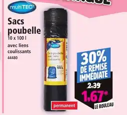 Norma MULTITEC Sacs poubelle offre
