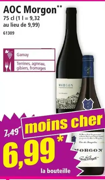 Norma AOC Morgon offre