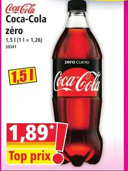 Norma COCA-COLA zéro offre