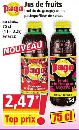 Norma PAGO Jus de fruits offre