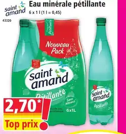 Norma SAINT AMAND Eau minérale pétillante offre