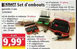 Norma KRAFT Set d'embouts offre