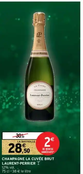 Intermarché Hyper Champagne La Cuvée Brut offre