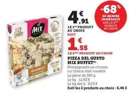 Hyper U Pizza Del Gusto Mix Buffet offre