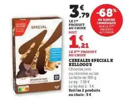 Super U Céréales Special K Kellogg's offre