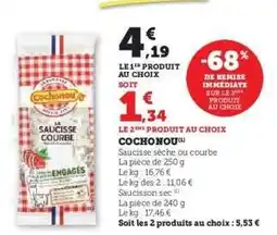 Super U Cochonou Saucisse offre