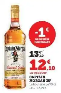 Super U CAPTAIN MORGAN 35° offre