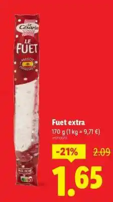 Lidl Fuet extra offre