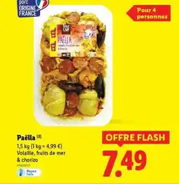 Lidl PAELLA offre
