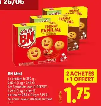 Lidl BN Mini offre