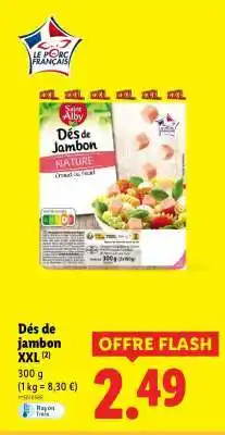 Lidl Dés de jambon XXL offre