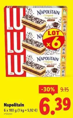 Lidl NAPOLITAIN offre