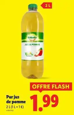 Lidl Pur Jus De Pomme offre