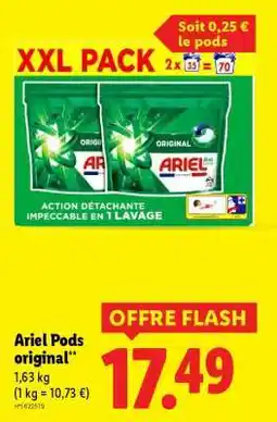 Lidl Ariel Pods original offre