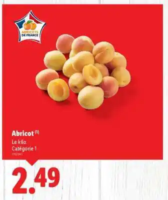 Lidl Abricot offre