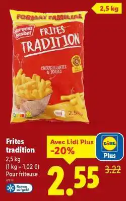 Lidl Frites tradition offre