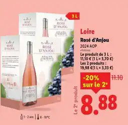 Lidl ROSÉ D'ANJOU offre