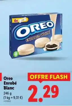 Lidl Oreo Enrobé Blanc offre