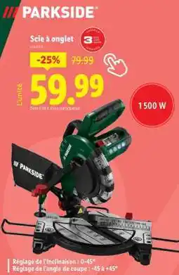 Lidl Scie à onglet offre