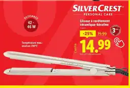 Lidl SilverCrest Lisseur à revêtement céramique-kératine offre