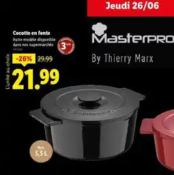 Lidl Cocotte en fonte offre