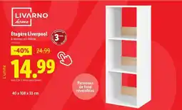 Lidl Étagère Liverpool offre