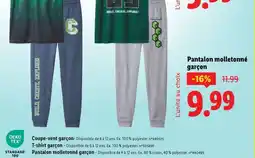 Lidl Pantalon molletonné garçon offre