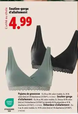 Lidl Soutien-gorge d’allaitement offre