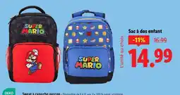 Lidl Sac à dos enfant offre