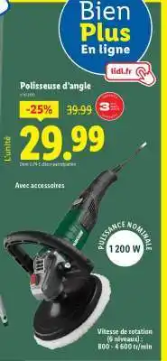 Lidl Polisseuse d'angle offre