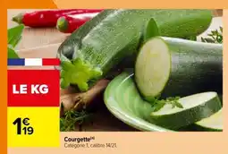 Carrefour Courgette offre