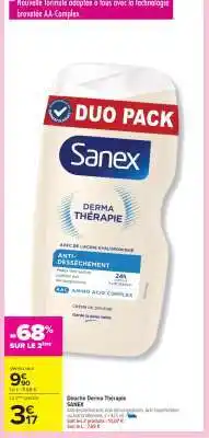 Carrefour Douche Derma Thérapie SANEX offre