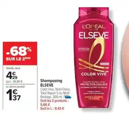 Carrefour SHAMPOOING “ELSÈVE” offre