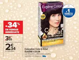 Carrefour Coloration Color & Éclat EUGÈNE COLOR offre