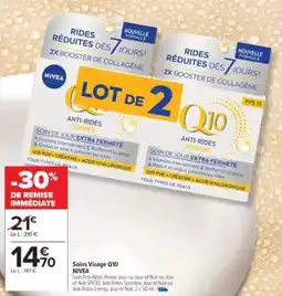 Carrefour Soins Visage Q10 offre