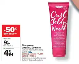 Carrefour Shampooing UMBERTO GIANNINI offre