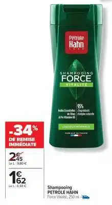 Carrefour SHAMPOOING 'PETROLE HAHN' offre
