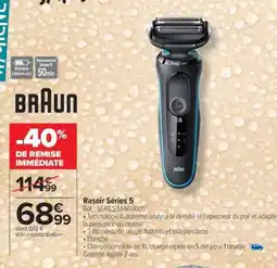 Carrefour Rasoir Séries 5 offre