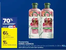 Carrefour SHAMPOOING 'HERBAL ESSENCES' offre