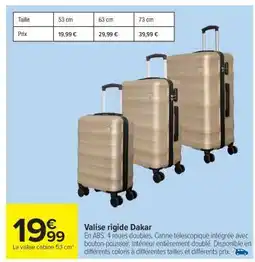 Carrefour Market Valise rigide Dakar offre