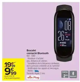 Carrefour Market Bracelet connecté Bluetooth offre