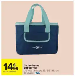 Carrefour Market SAC ISOTHERME offre