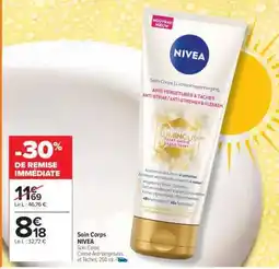 Carrefour Soin Corps NIVEA offre