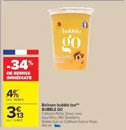 Carrefour Market BUBBLE GO offre