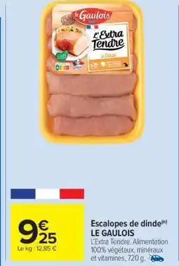Carrefour Market Escalopes De Dinde offre