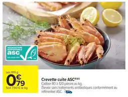 Carrefour Market Crevette cuite ASC offre